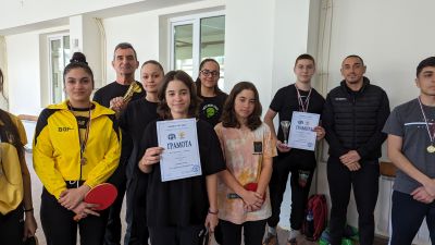 Спортни игри - Тенис на маса и Шахмат - 23.02.2024 - Крайно класиране 7